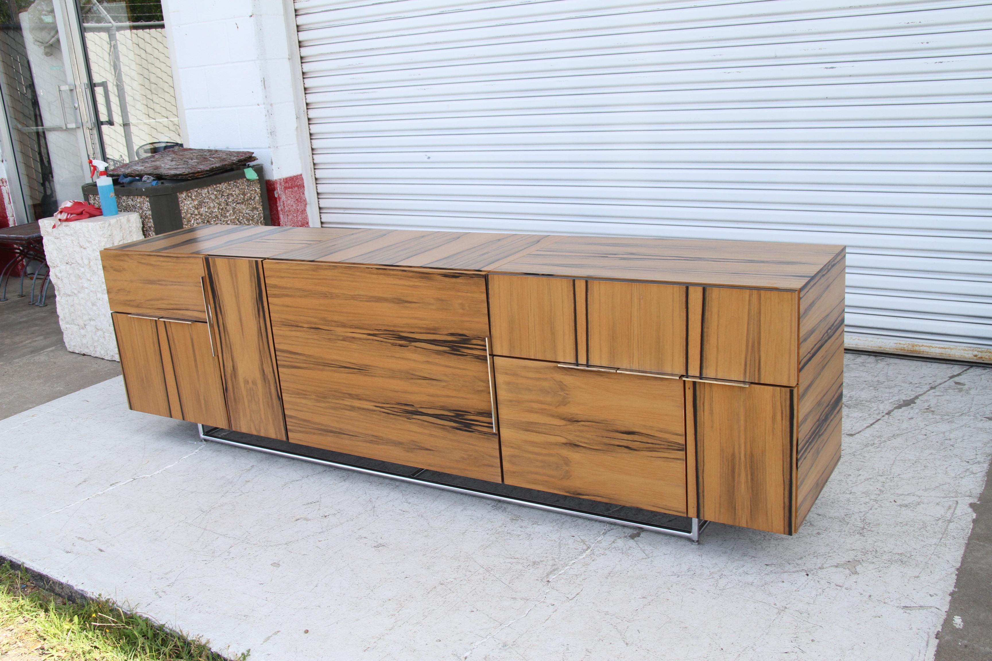 Contemporary 7FT Domino Credenza by Izay Weinburg for Geiger For Sale