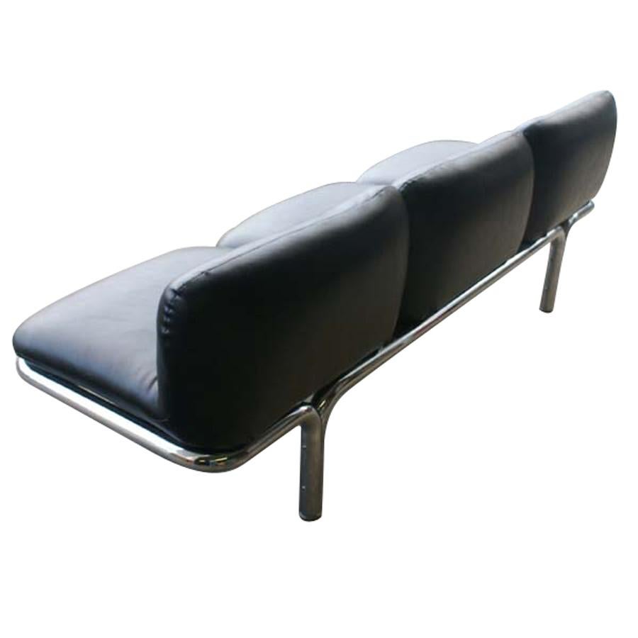 North American Series 10 Brian Kane Metropolitan Luxe Tubular 3-Seat Sofa