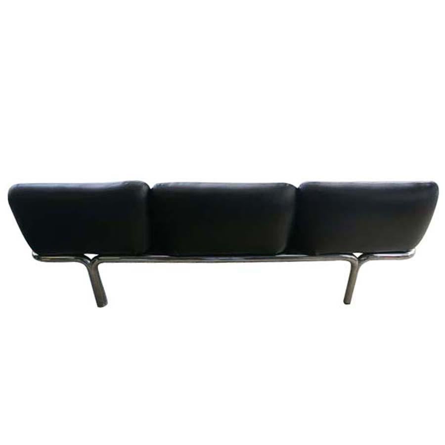 Series 10 Brian Kane Metropolitan Luxe Tubular 3-Seat Sofa   In Good Condition In Pasadena, TX