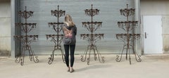 7ft3” Tall Medieval Candelabra We have 4 of these available
