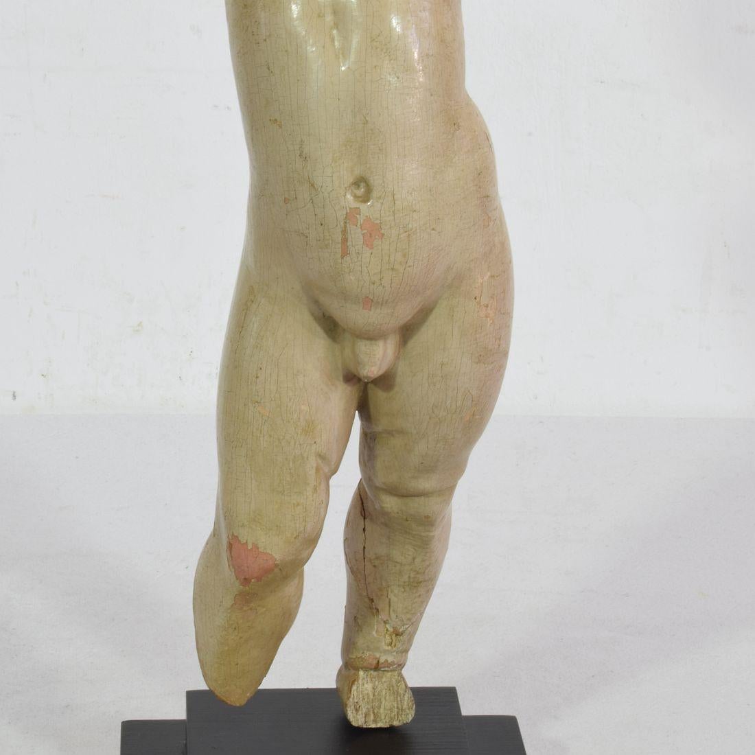 7th-18th Century Carved Spanish Baroque Christ, Nino, Santo 5