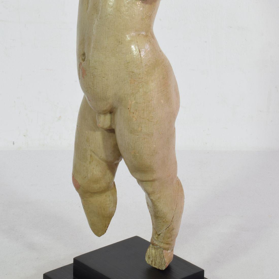 7th-18th Century Carved Spanish Baroque Christ, Nino, Santo 6
