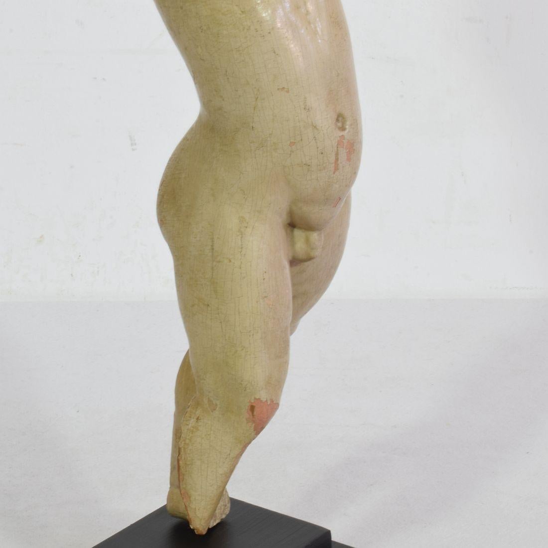 7th-18th Century Carved Spanish Baroque Christ, Nino, Santo 7