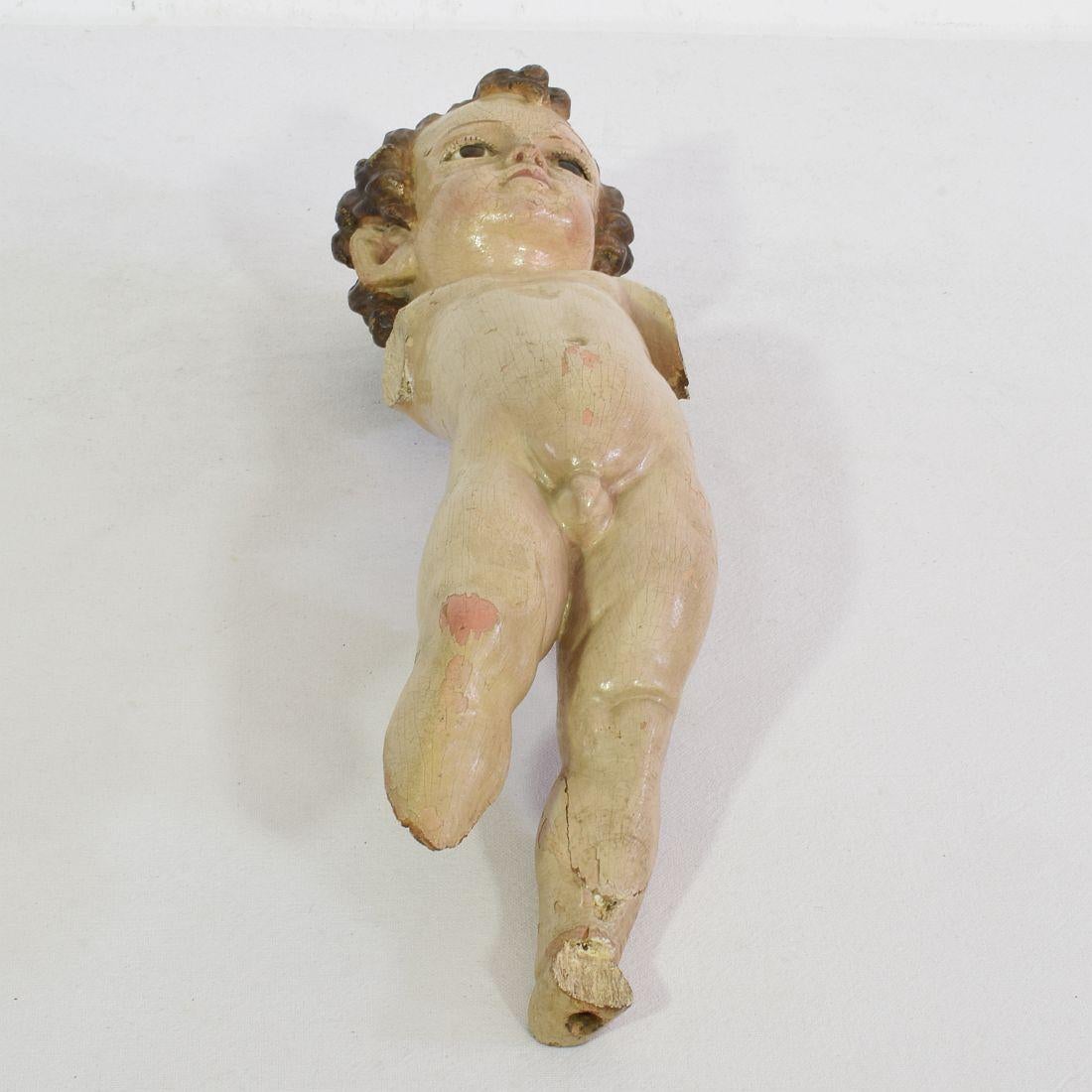 7th-18th Century Carved Spanish Baroque Christ, Nino, Santo 14