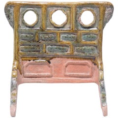 Chinese Miniature Mingqi Robe Rack, c. 680