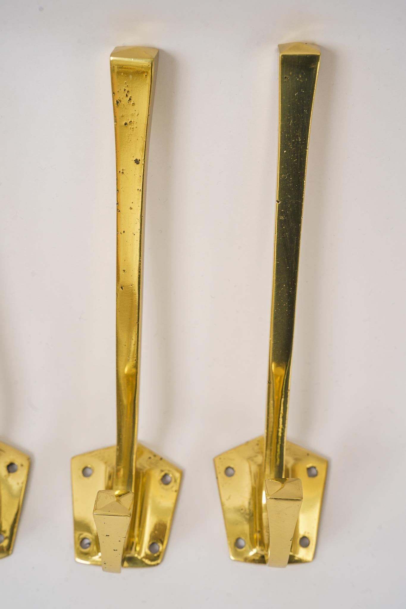 7x Art Deco Wall Hooks Vienna Around 1920s For Sale at 1stDibs