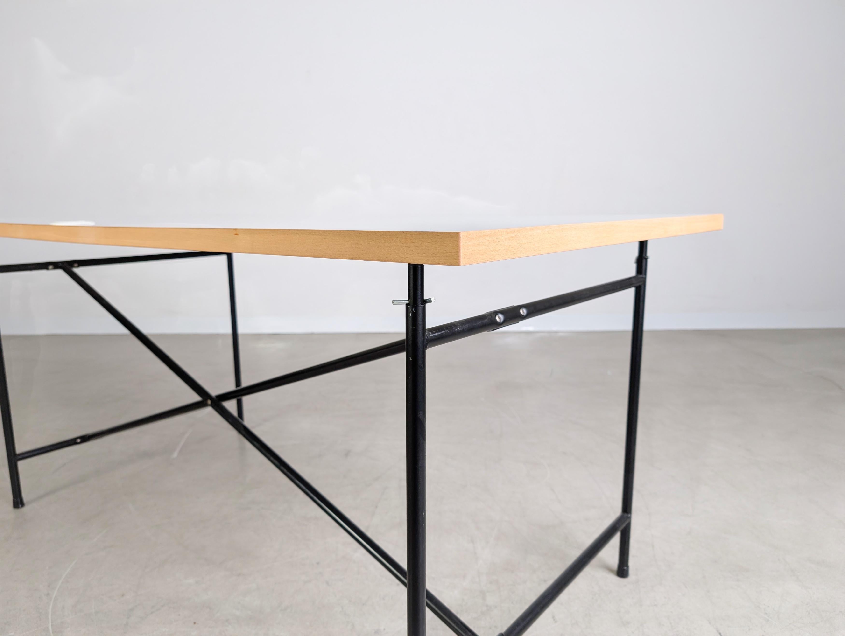 7x Original Egon Eiermann Schreibtisch Richard Lampert Metall For Sale 11
