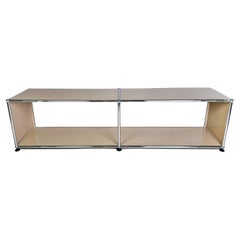 5x Aparador original USM Haller beige Fritz Haller Tablero bajo TV