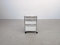 7x USM Haller Rollcontainer Büroschrank Design weiß Fritz Trolley