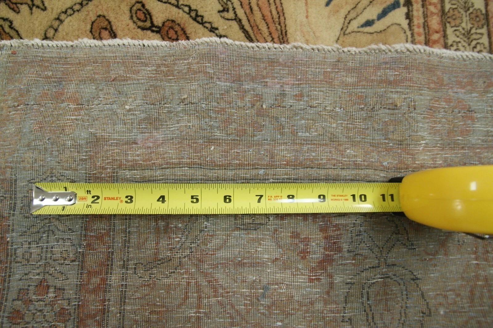 7x10 Alfombra Persa Antigua Mohtasham Kashan 224cm x 305cm Árbol de la Vida c.1870 en venta 5