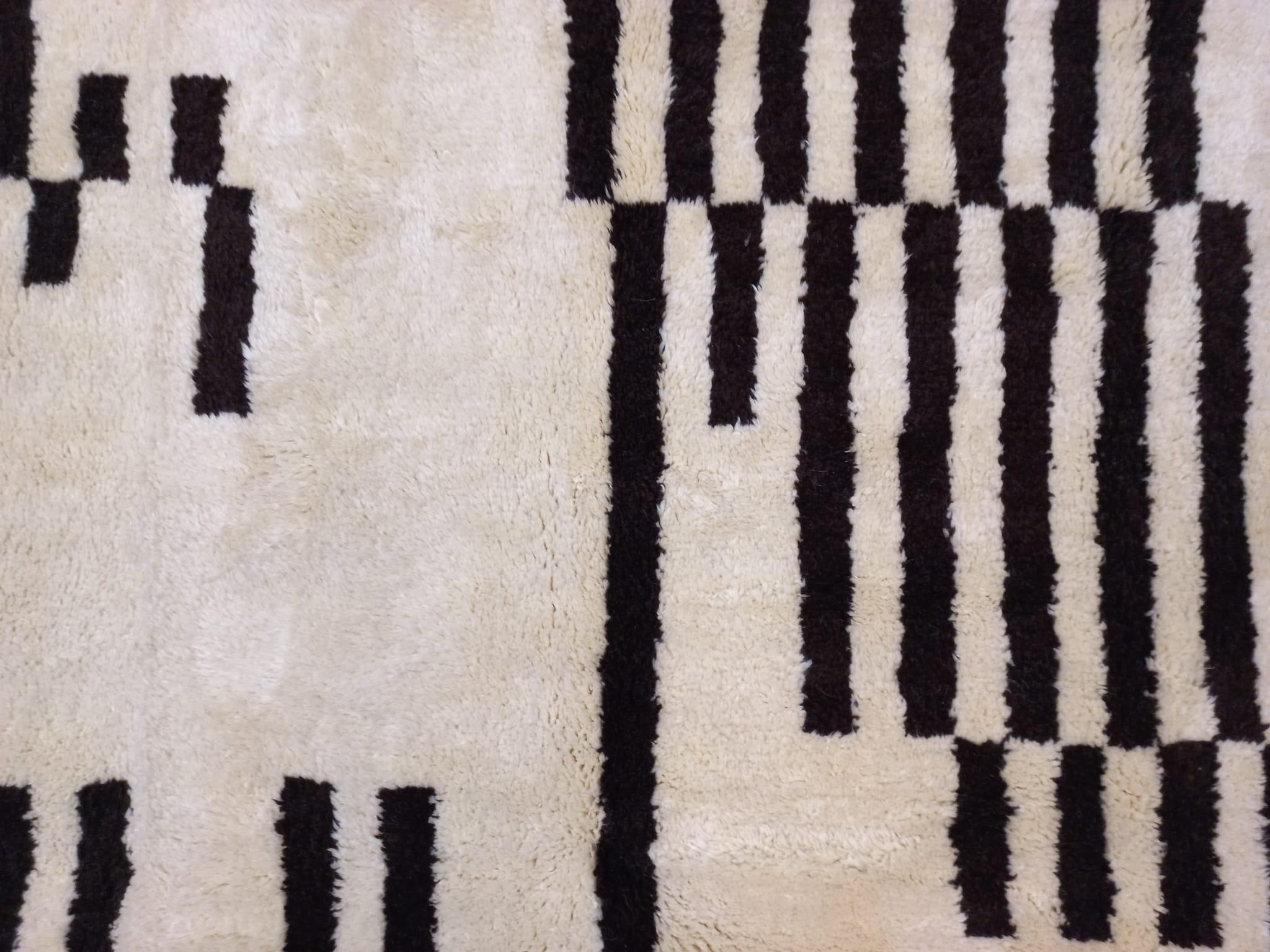 Alfombra Tulu Contemporánea Anudada a Mano de 7x10 pies. 100% lana. Opciones personalizadas disponibles Turco en venta