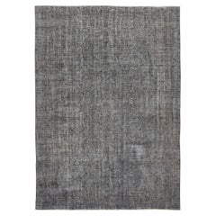 7x10 Ft Gray Handmade Turkish Area Rug für Wohnzimmer, Esszimmer und Schlafzimmer