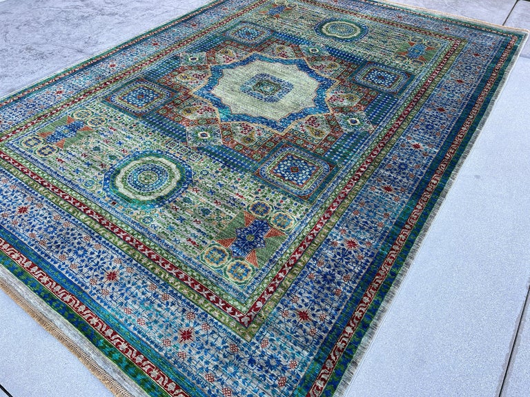 HandKnotted Afghan Mamluk Rug Premium HandSpun Afghan Wool Fair Trade