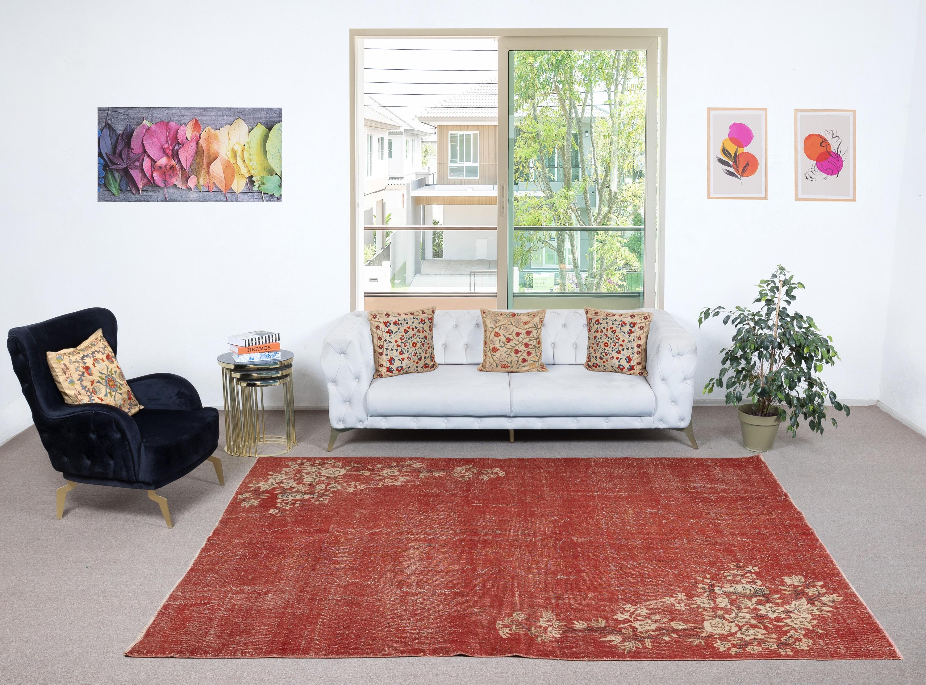 Our overdyed rugs are all hand-knotted vintage Turkish rugs, carefully restored and reimagined in our workshop to suit a wide range of interior design styles — from modern and minimalist to coastal, industrial, or rustic cottage aesthetics.

Each