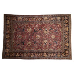 Antique Fine Tabriz Carpet