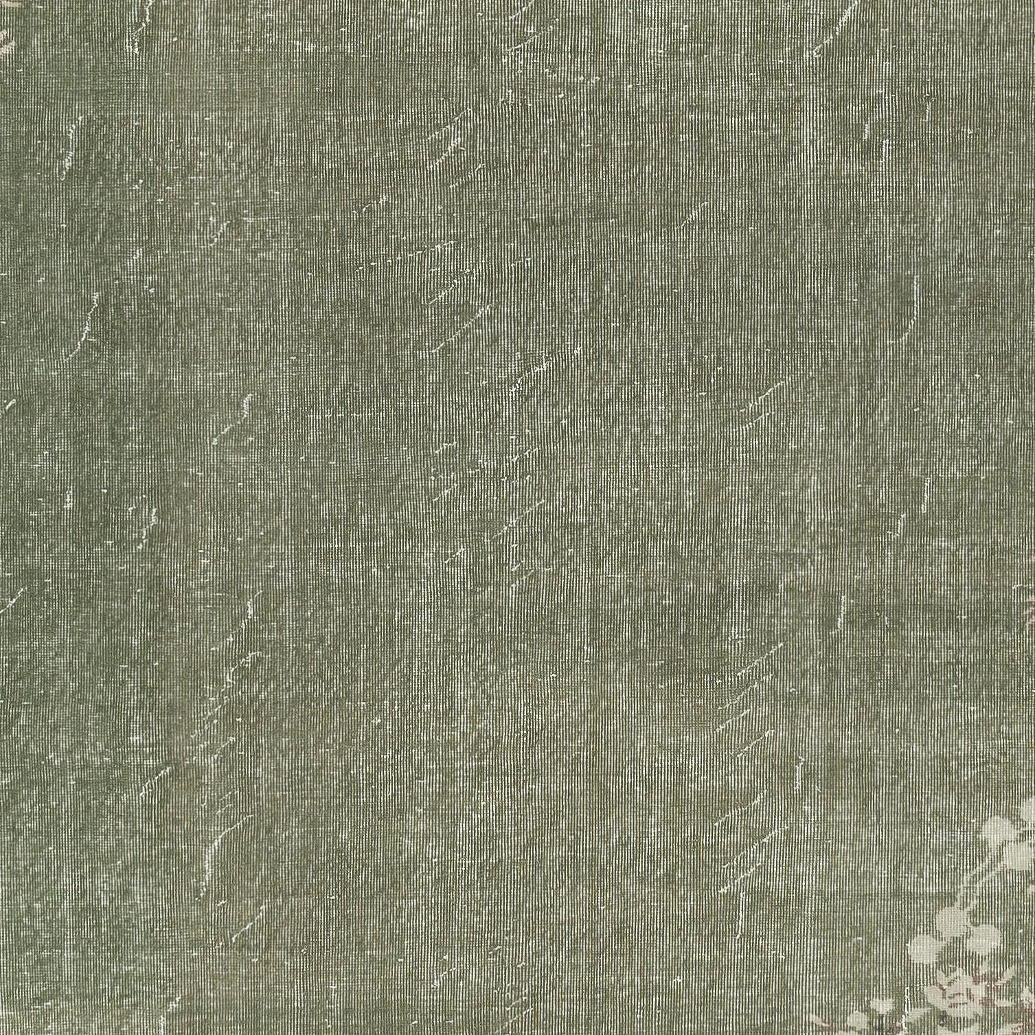 7x10.5 Ft Chinese Art Deco Inspired Vintage Handmade Area Rug in Green Color In Good Condition For Sale In Spring Valley, NY