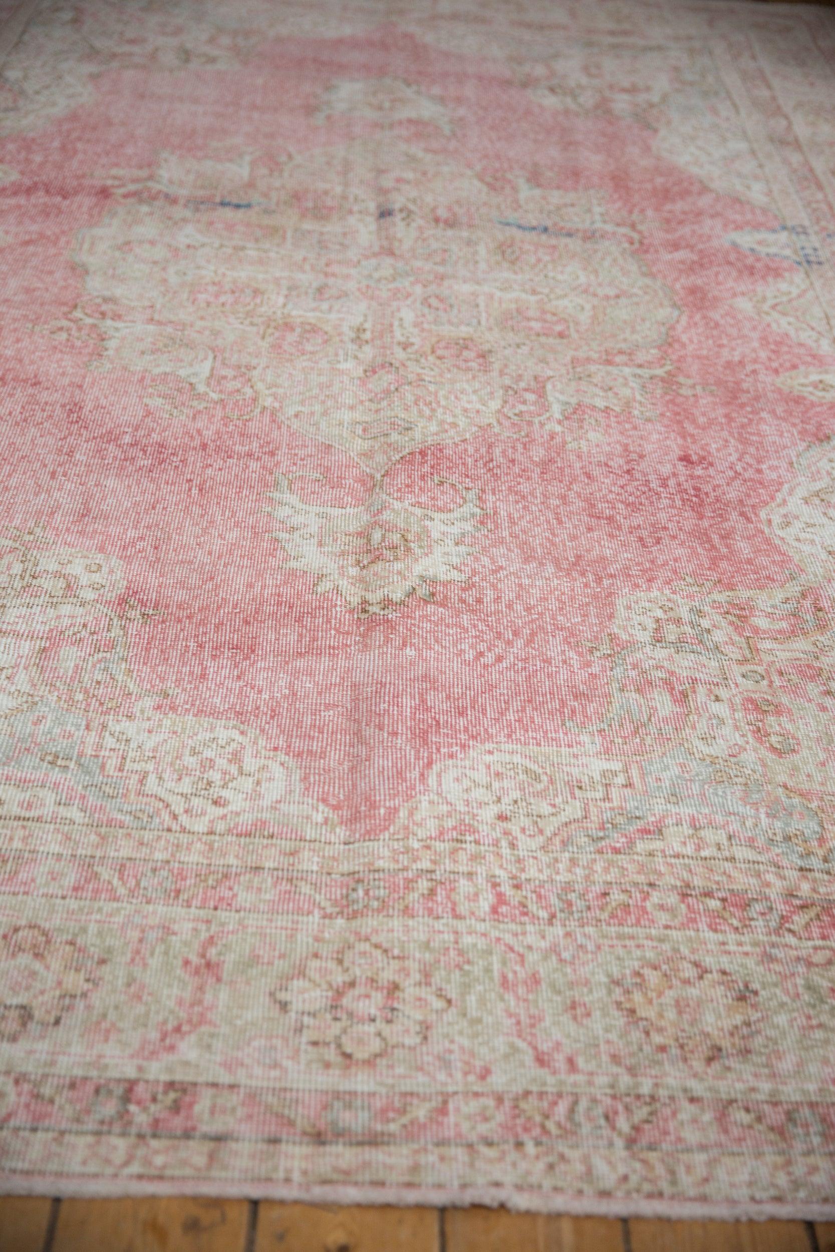 Mid-20th Century Vintage Distressed Sparta Carpet For Sale