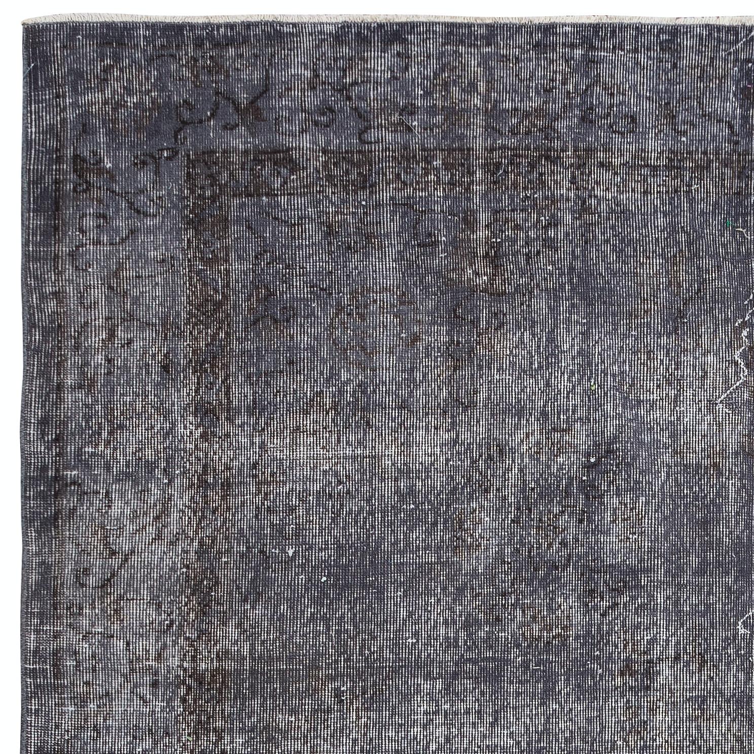 Alfombra Gris Moderna para Sala de Estar, Alfombra Turca Hecha a Mano 7x10.7 ft Moderno en venta