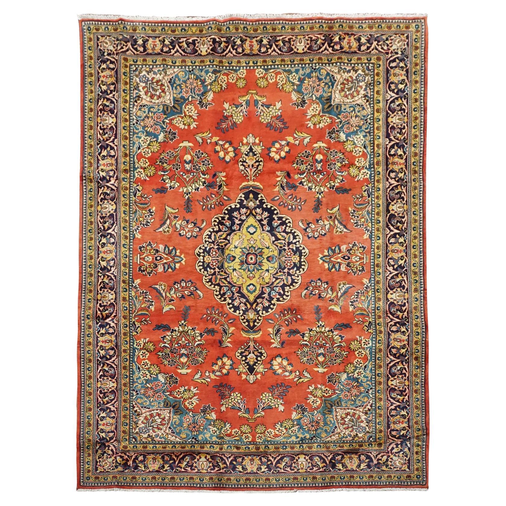 7X11 Sarouk antico, circa 1940 in vendita