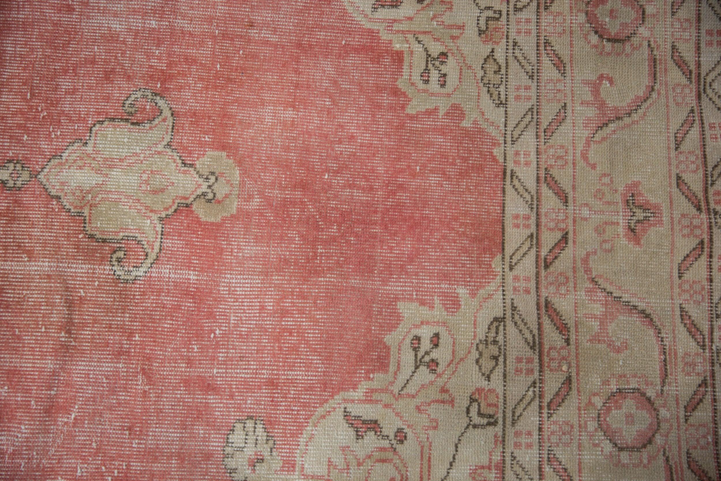 Vintage Distressed Sparta Carpet For Sale 3
