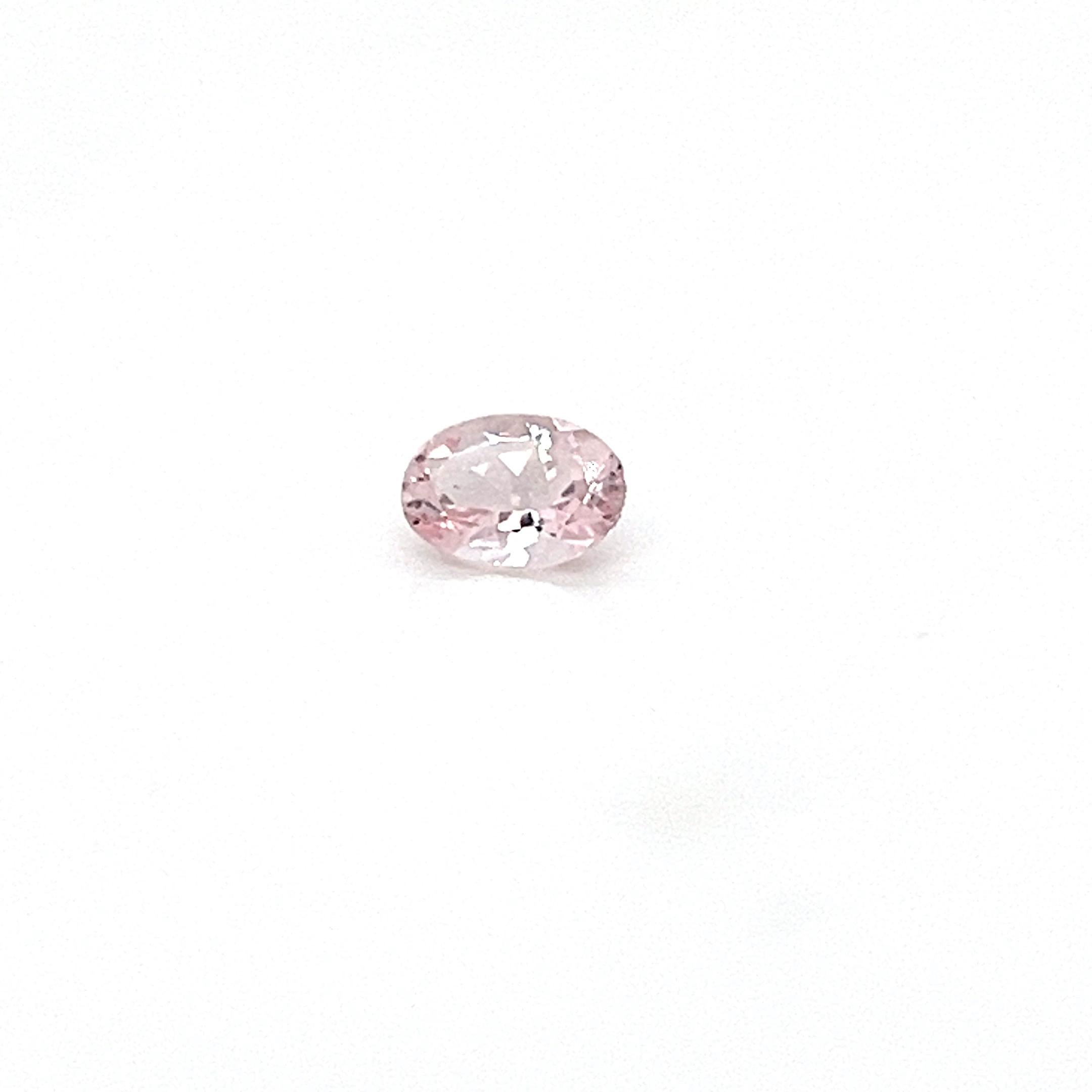 Oval Cut 7x5mm Oval Faceted Cut Natural Pink Morganite Loose Gemstone AA+ Grade Morganite For Sale