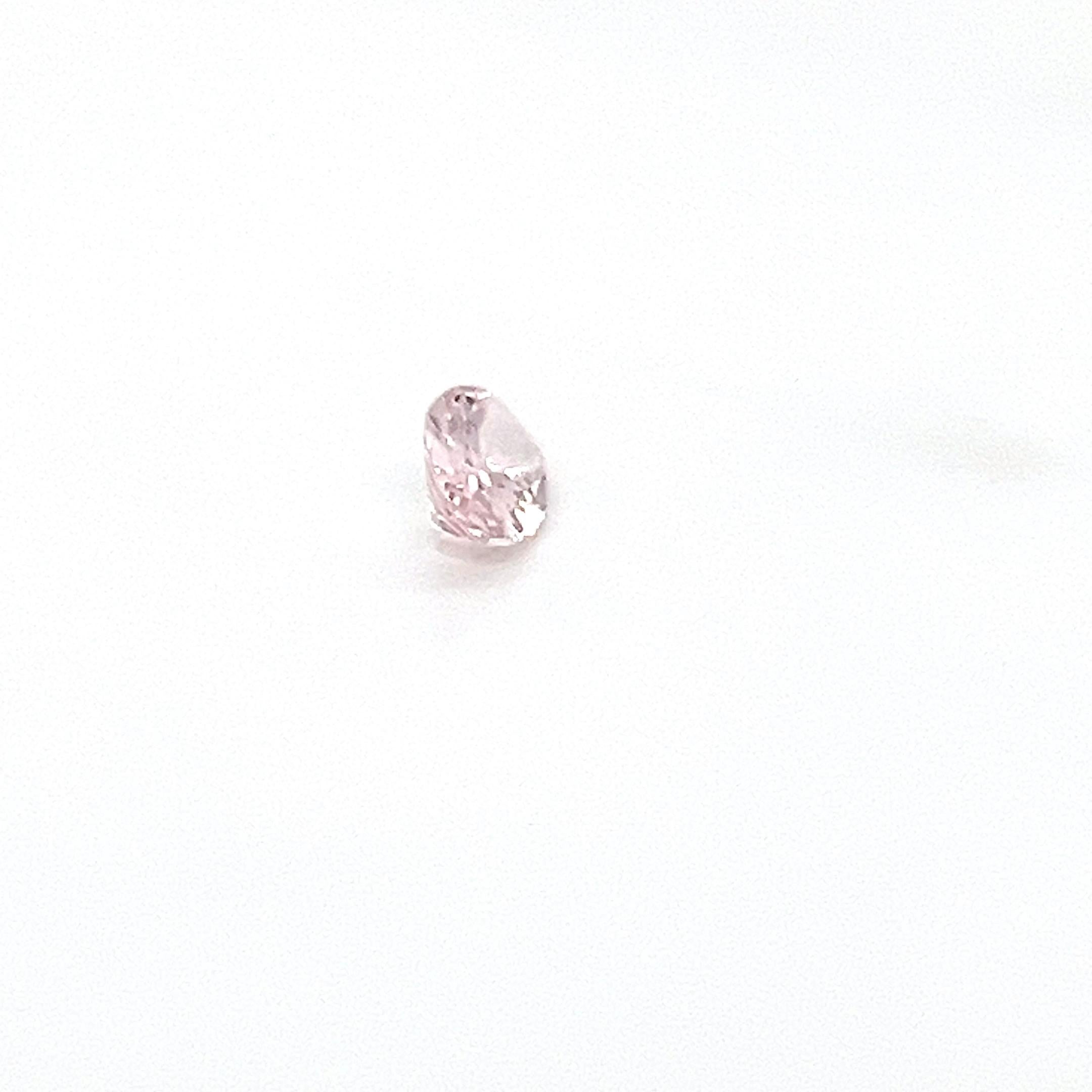 Women's or Men's 7x5mm Oval Faceted Cut Natural Pink Morganite Loose Gemstone AA+ Grade Morganite For Sale