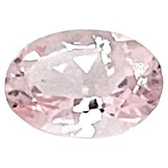Morganite rose naturelle taille ovale facettée de 7 x 5 mm, pierre précieuse non sertie de qualité AA+