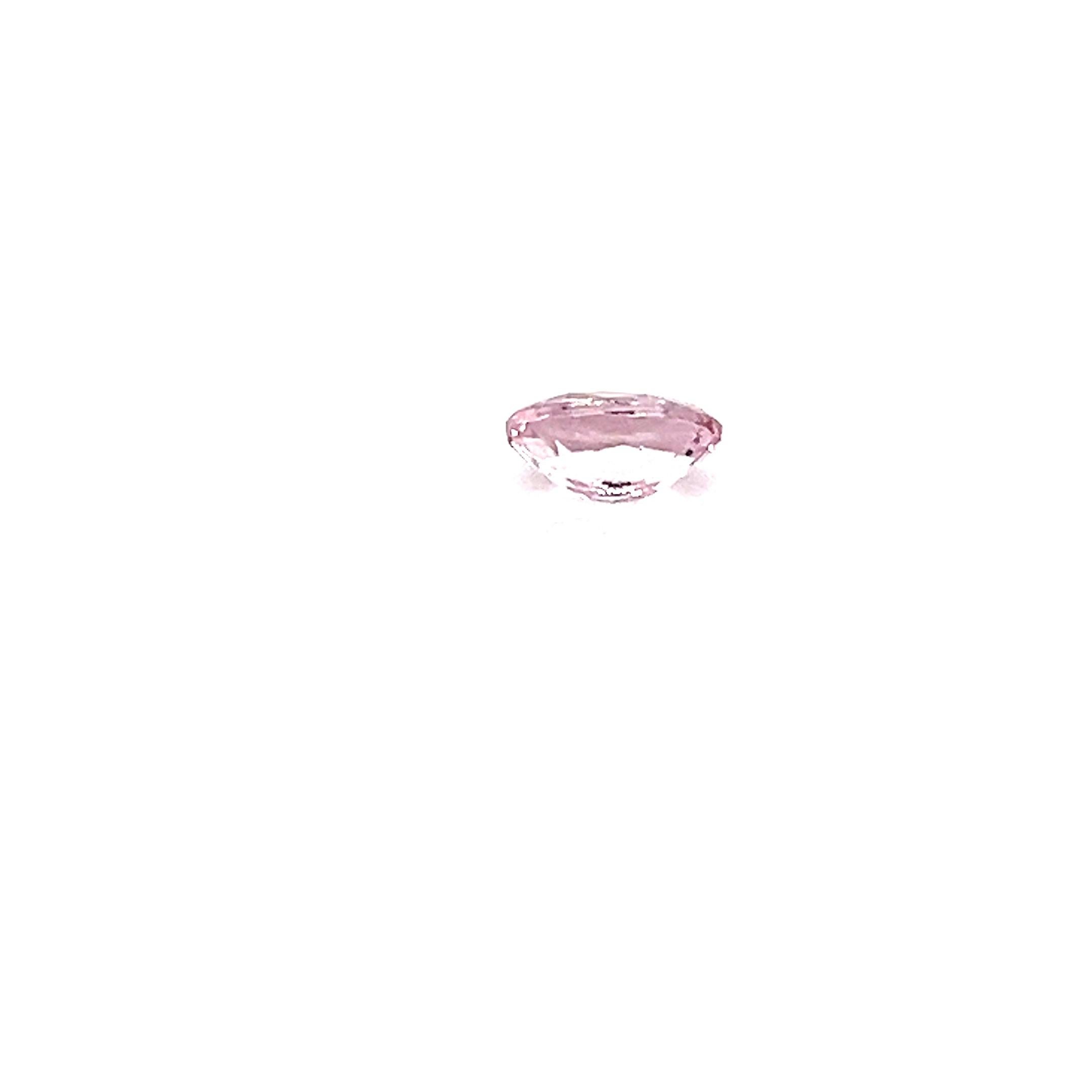 Oval Cut 7x5mm Oval Faceted Cut Natural Pink Morganite Loose Gemstone AAA Grade Morganite For Sale
