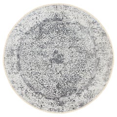 7
x7
Round Broken Persian Design Wool and Pure Silk Hand Knotted Rug