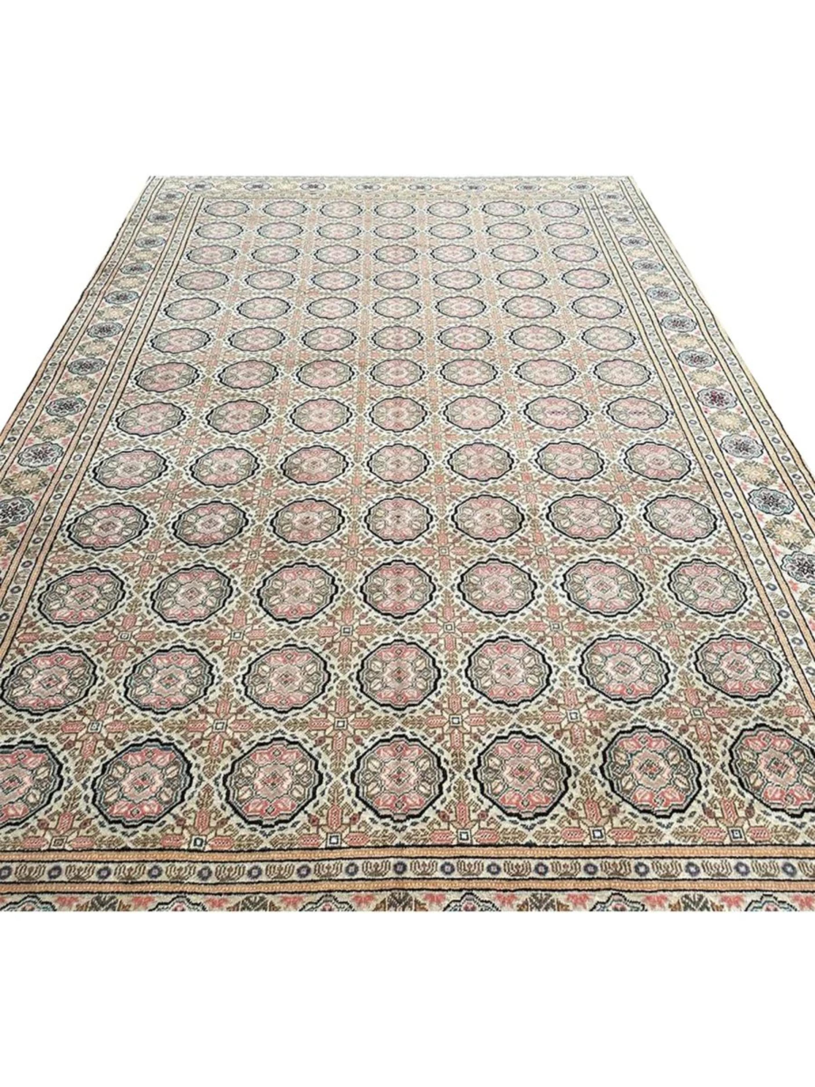 7x9 Handgeknüpfter alttürkischer Kaisari-Teppich (Türkisch) im Angebot