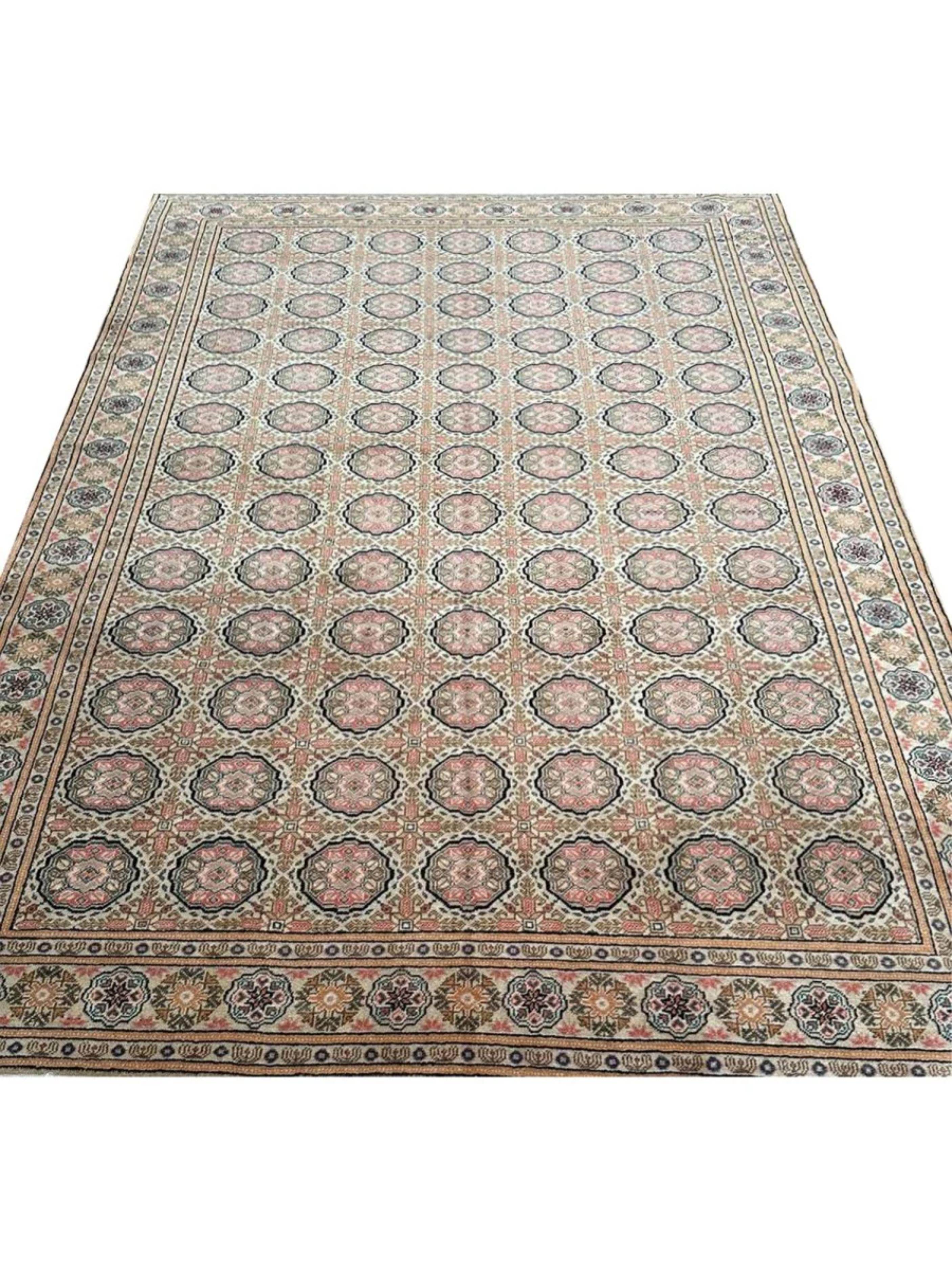 7x9 Handgeknüpfter alttürkischer Kaisari-Teppich im Zustand „Gut“ im Angebot in Dallas, TX