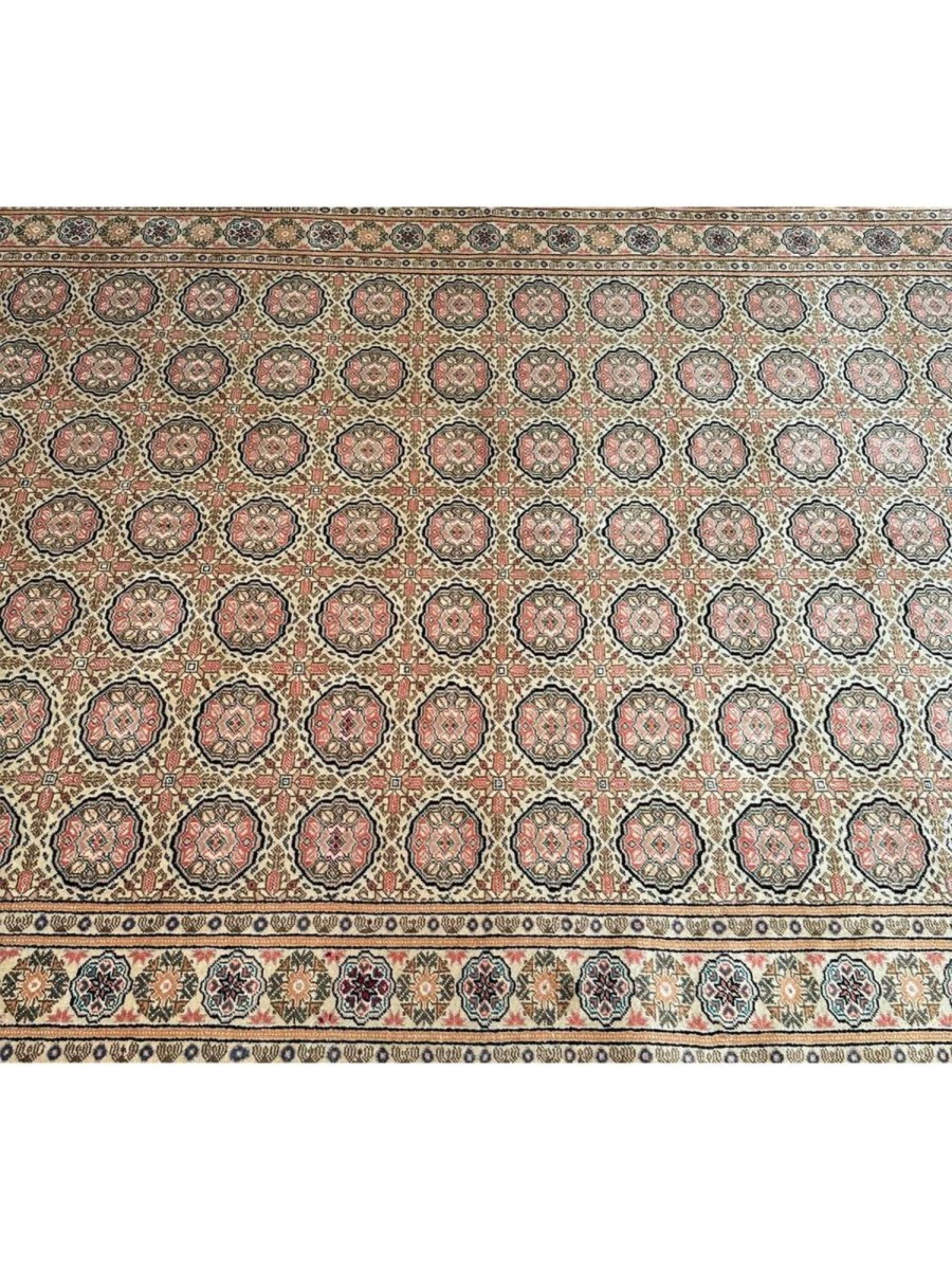 7x9 Handgeknüpfter alttürkischer Kaisari-Teppich (Wolle) im Angebot