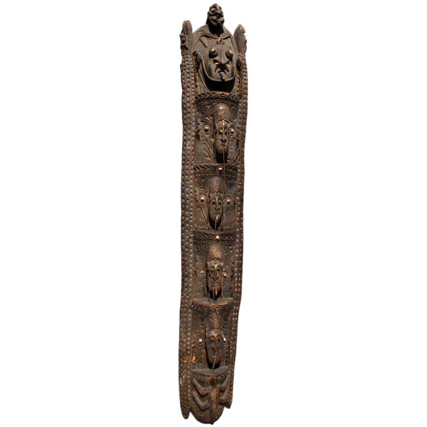 8 1/2 Feet Tall New Guinea Totem/Ladder ( African style ) at 1stDibs