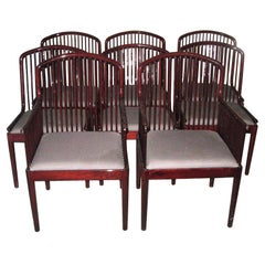 8 Andover Rosewood Dining Chairs by Stendig