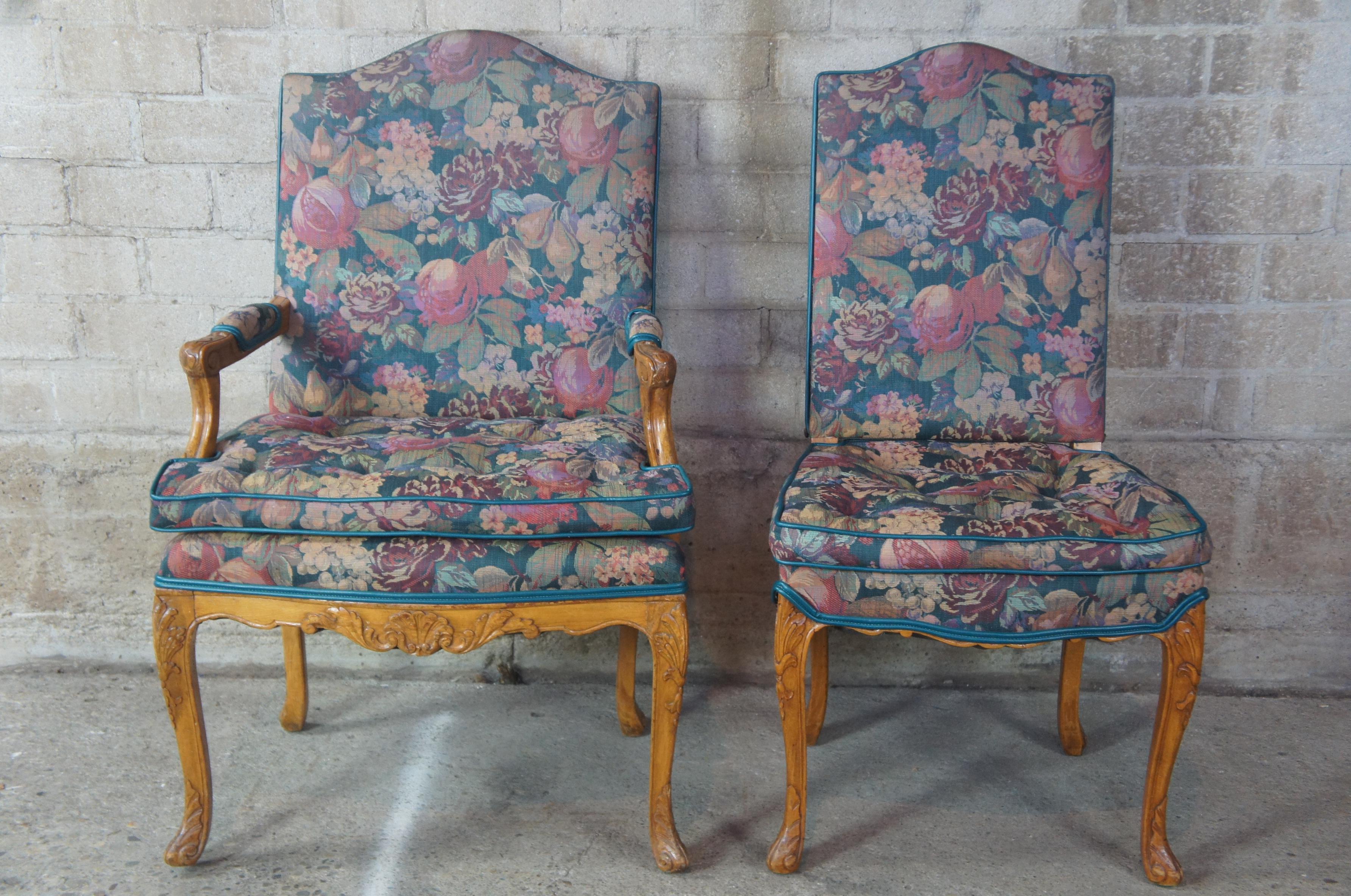 antique upholstered chairs