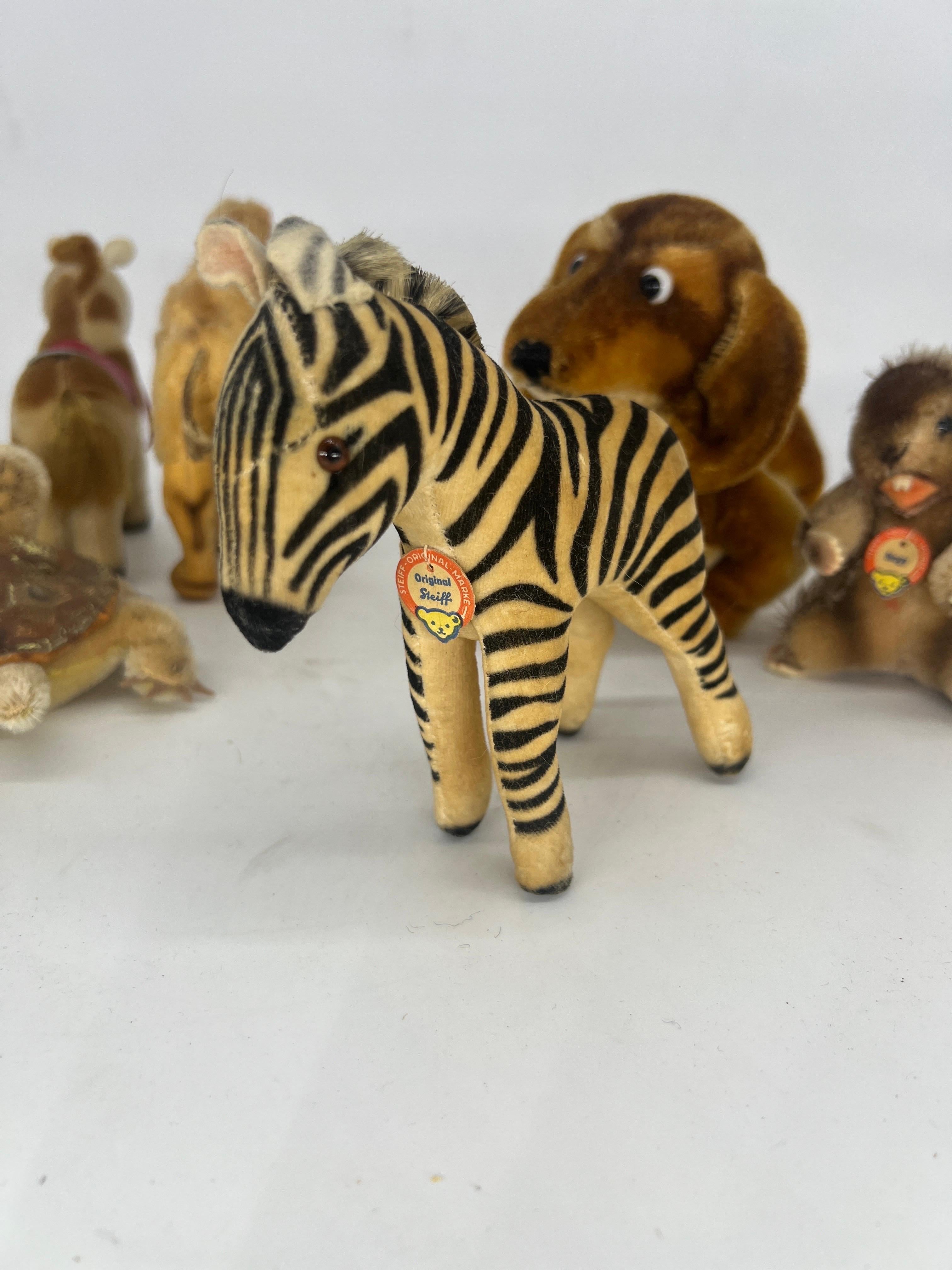 8 Antike & Vintage Steiff Miniatur Teddybär Stofftiere 1