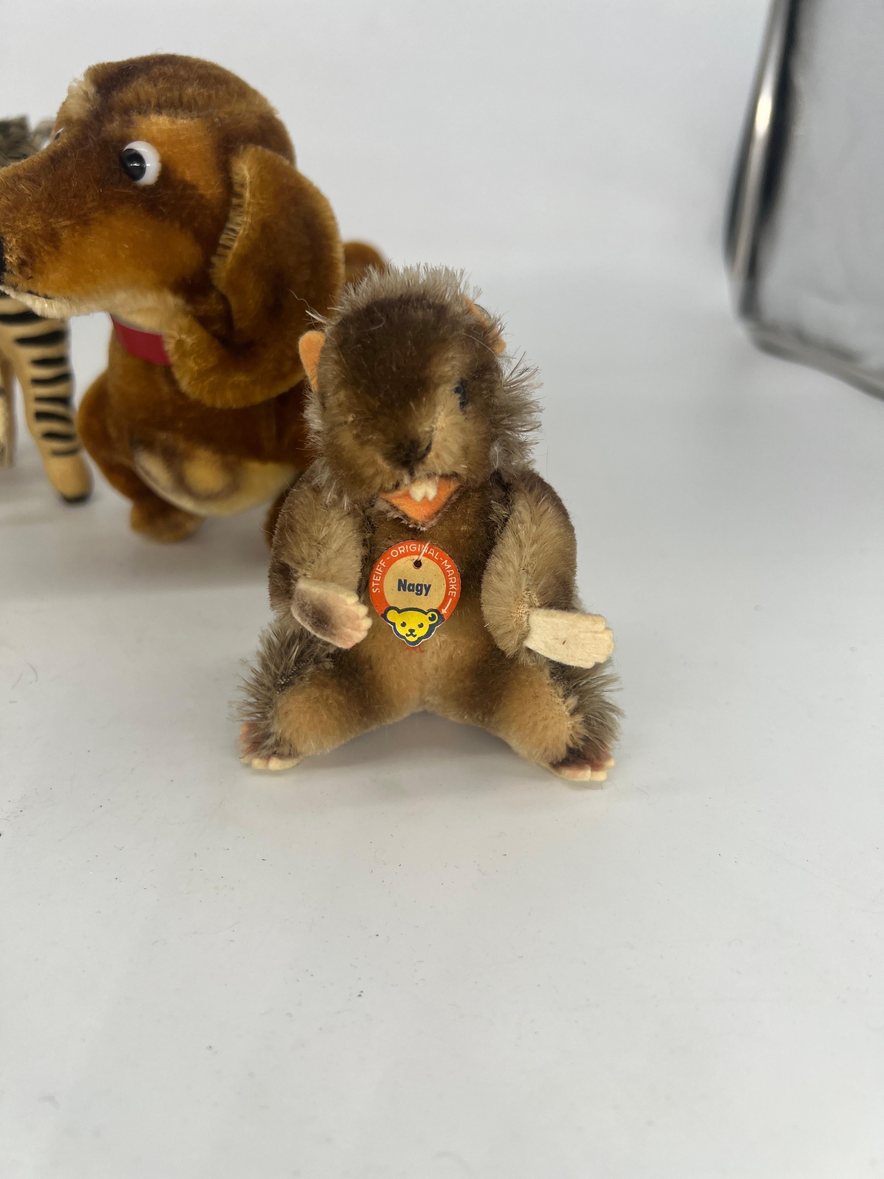 8 Antike & Vintage Steiff Miniatur Teddybär Stofftiere 3