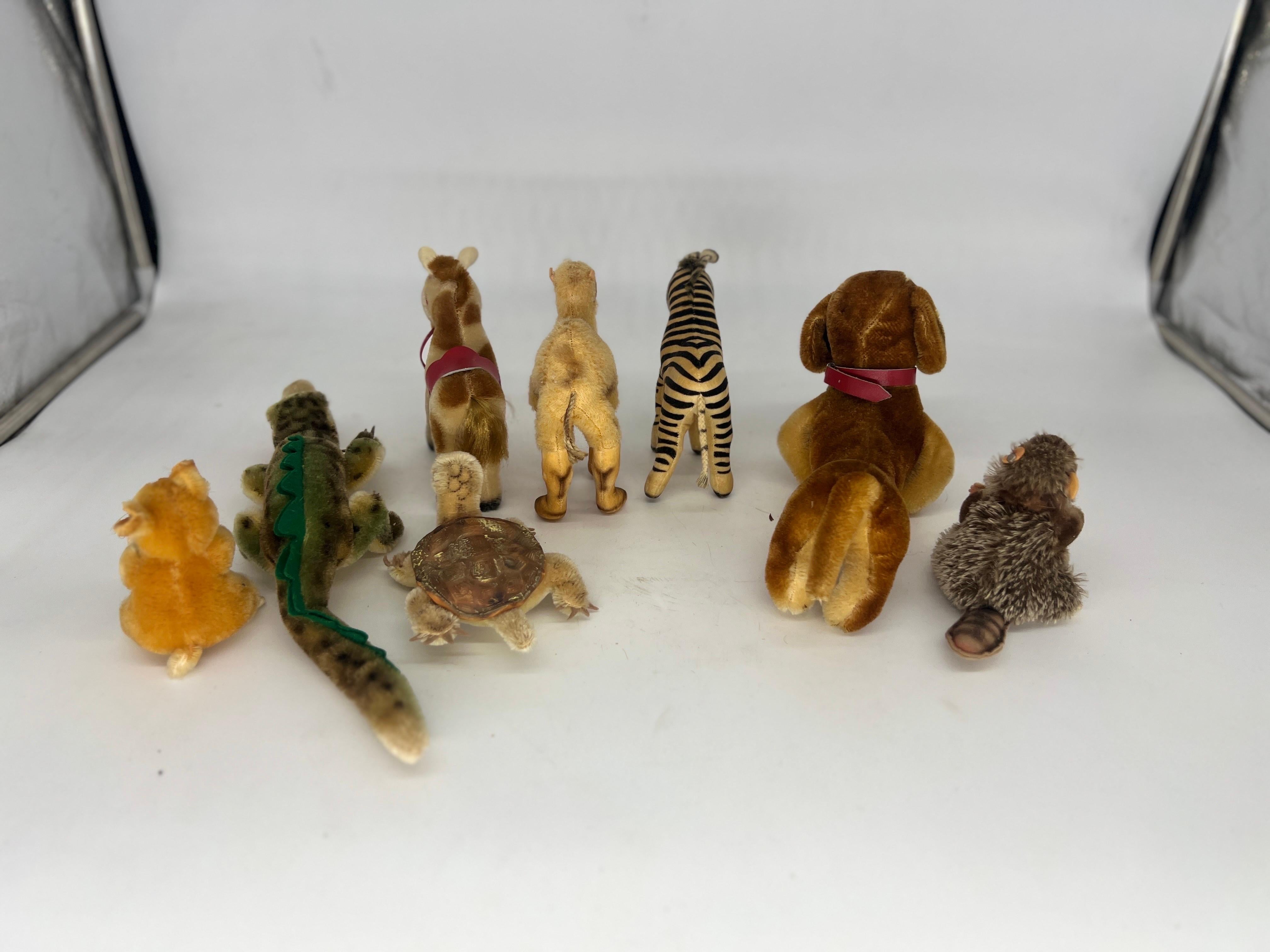 8 Antike & Vintage Steiff Miniatur Teddybär Stofftiere 4