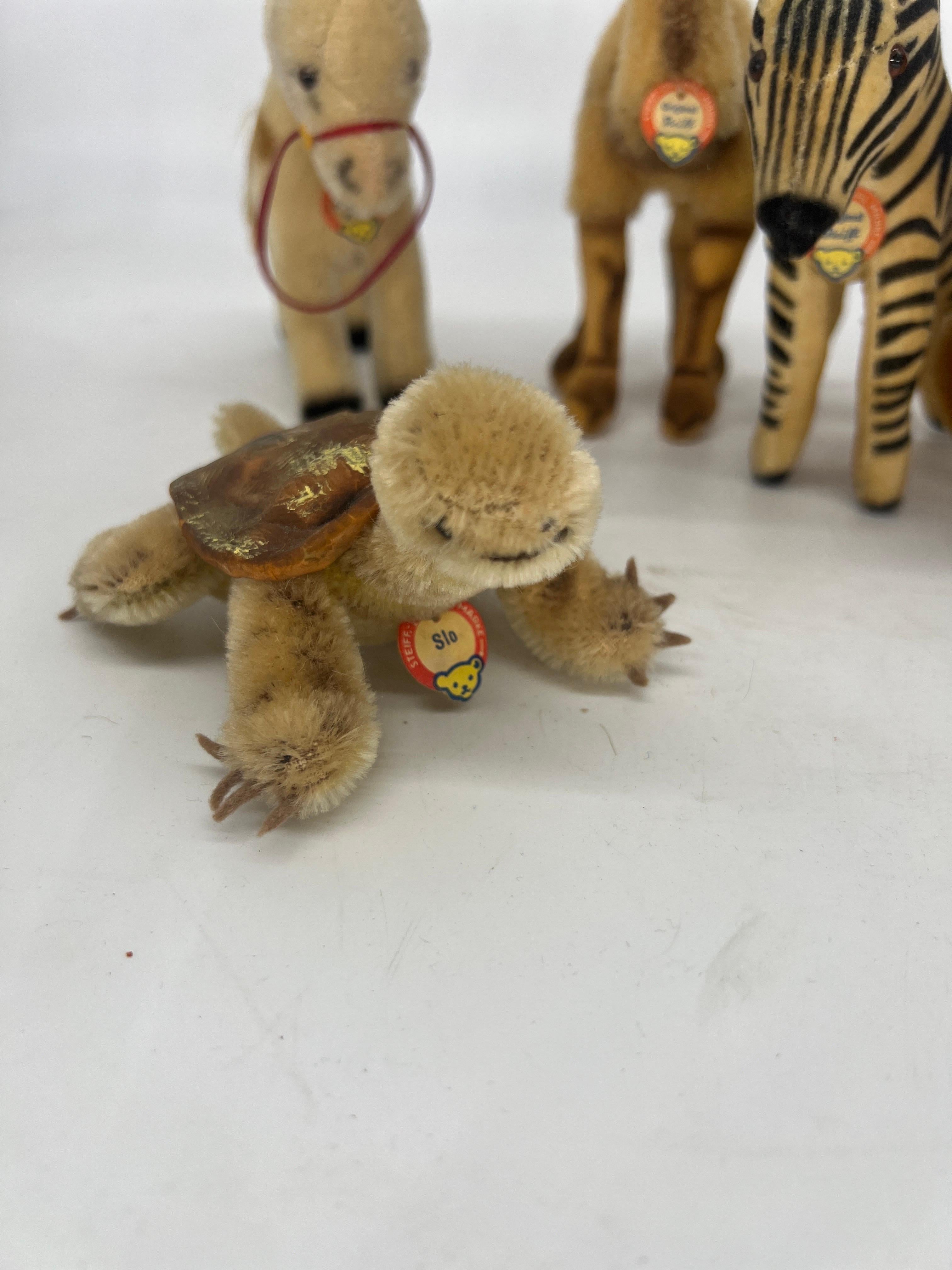 8 Antike & Vintage Steiff Miniatur Teddybär Stofftiere (Deutsch)