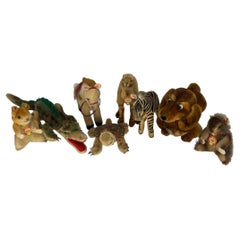 8 Antike & Vintage Steiff Miniatur Teddybär Stofftiere