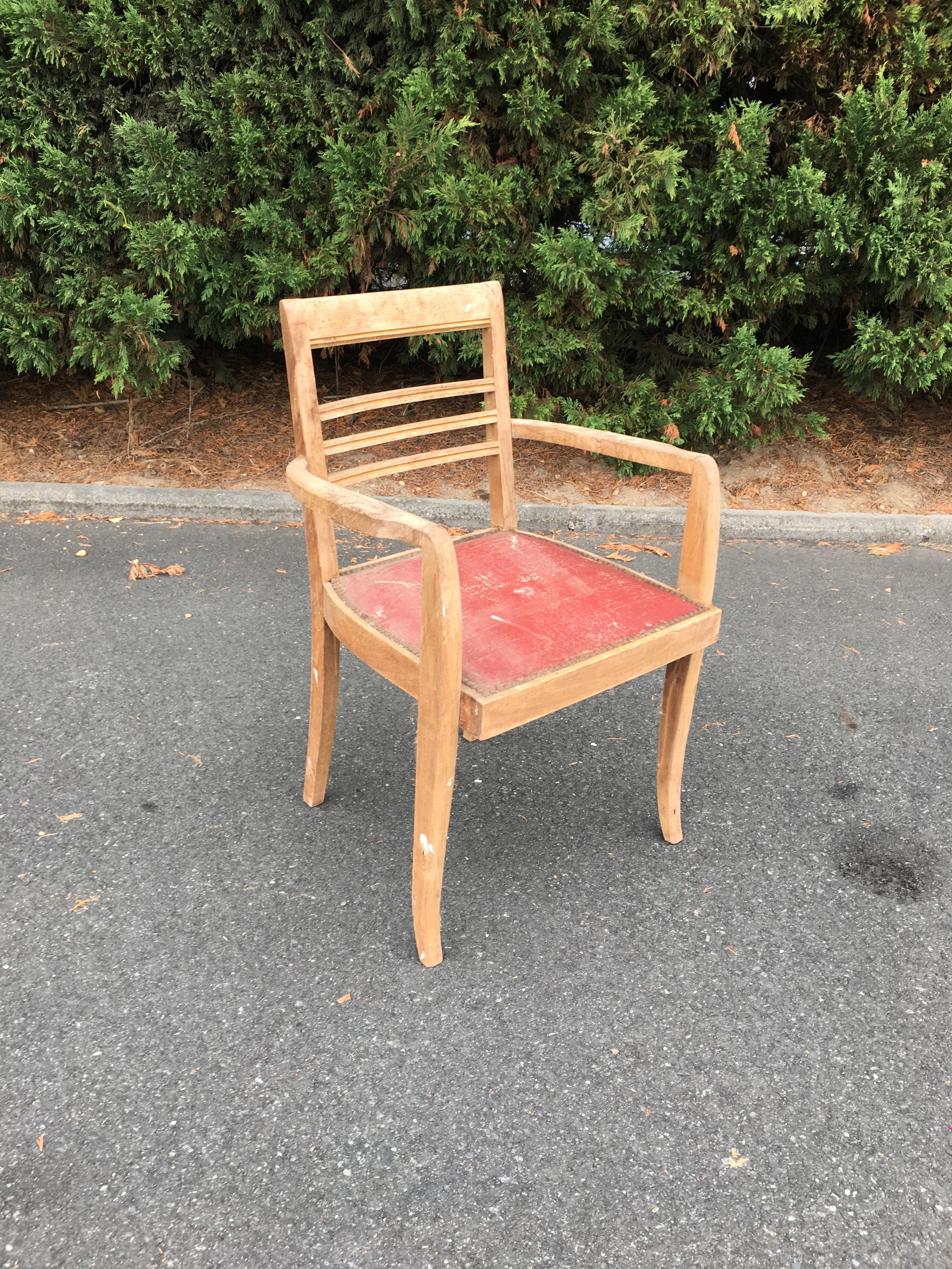 8 Art Deco Armchairs, circa 1930-1940 For Sale 1