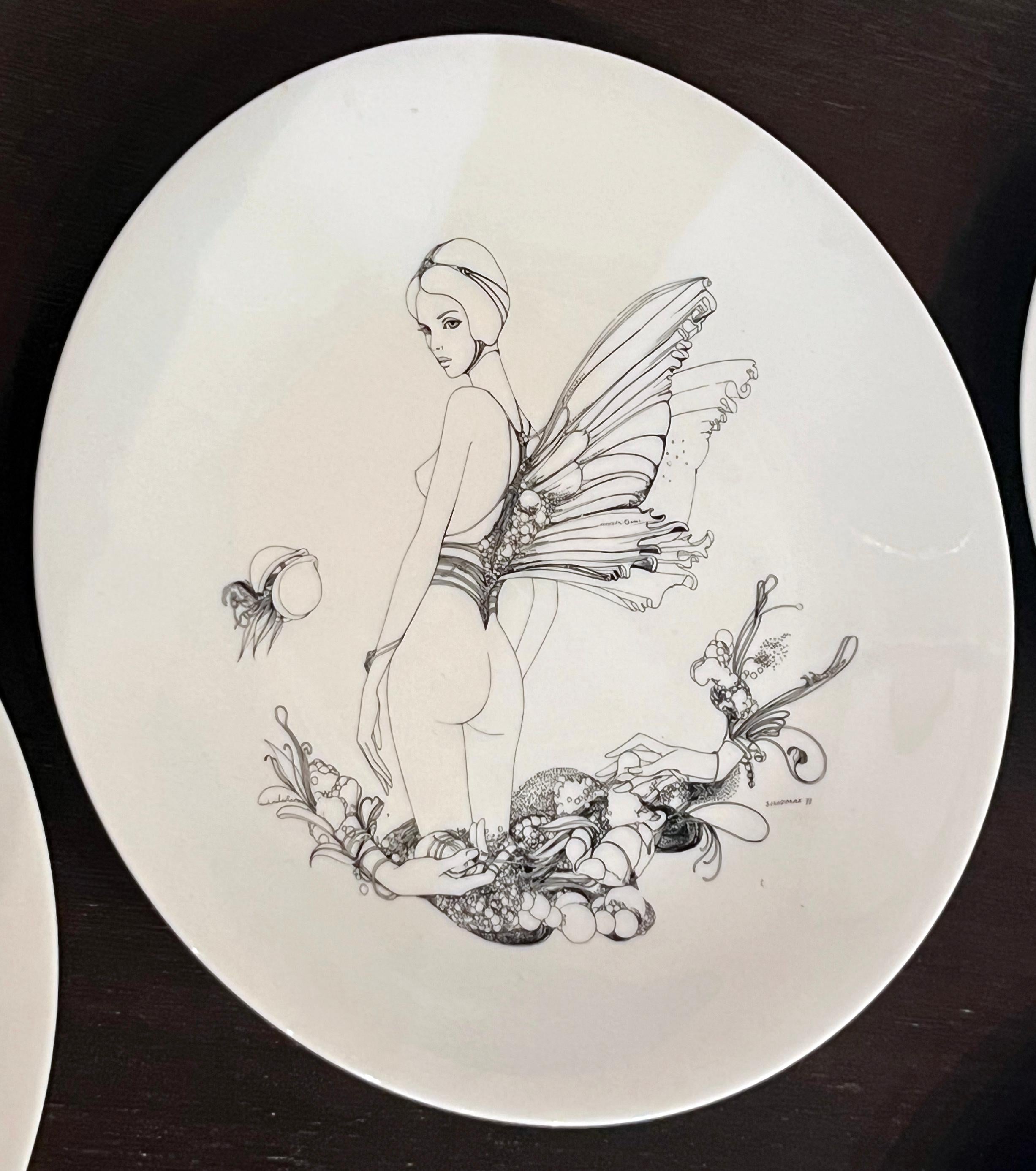 8 assiettes Francés en venta