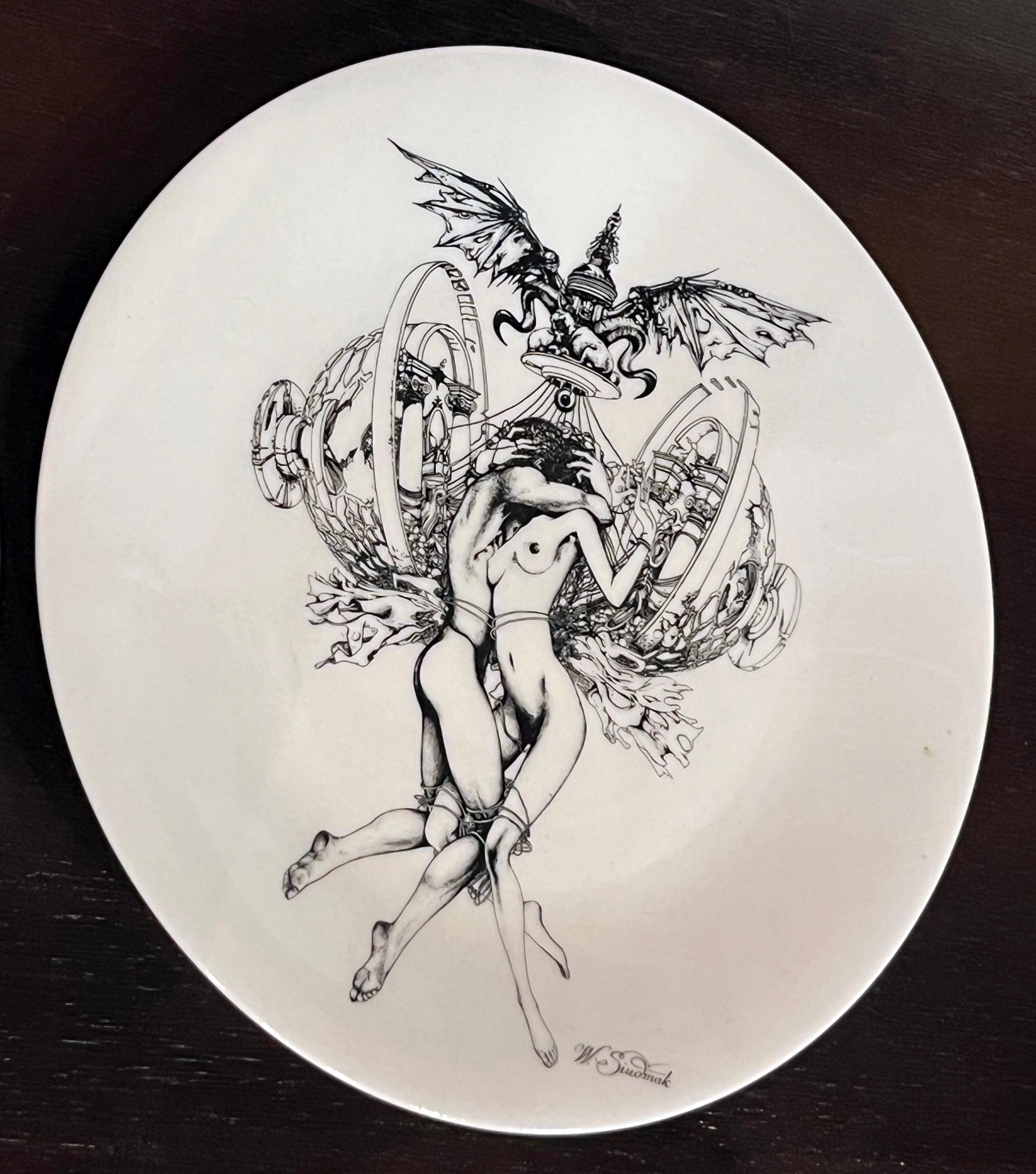 8 assiettes Porcelana en venta