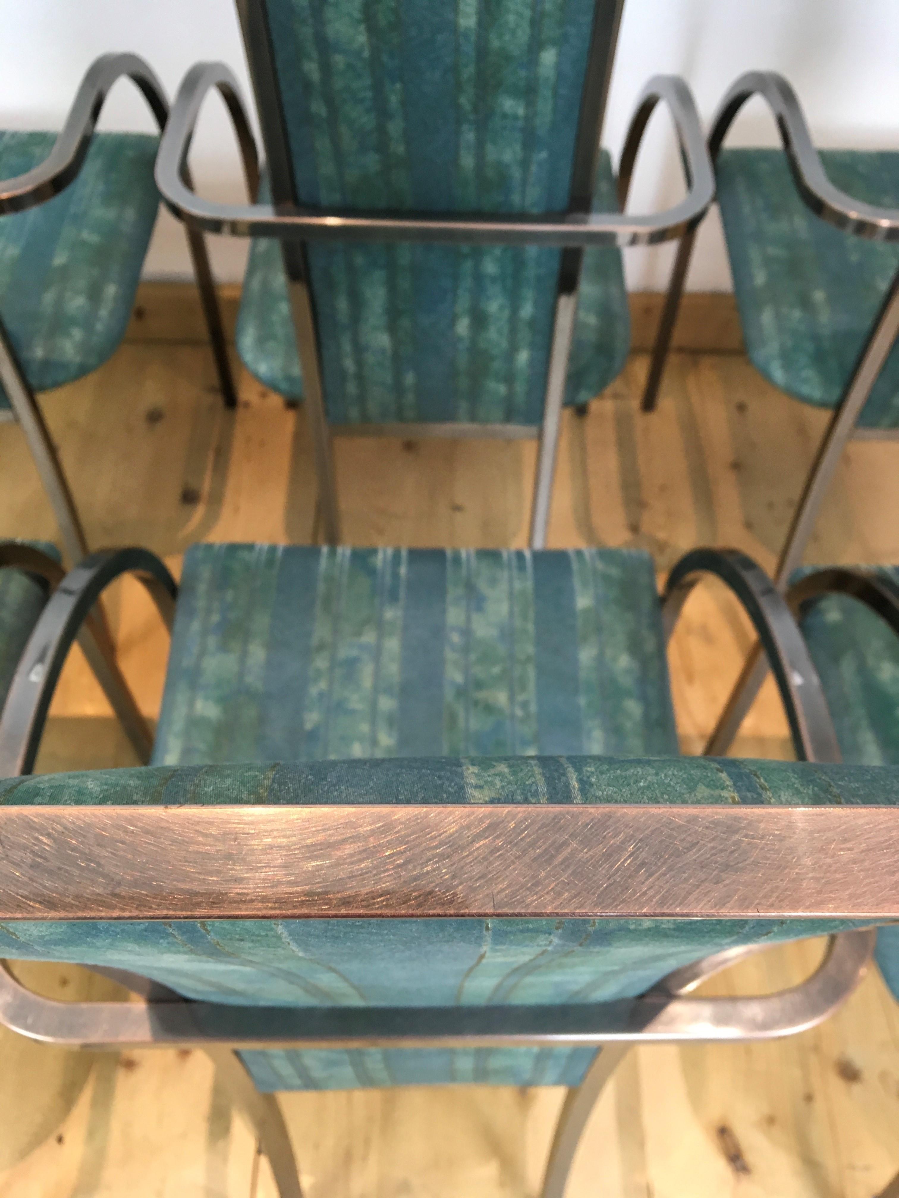 8 Belgo Chrome Stühle für das Esszimmer  Sessel  im Angebot 4