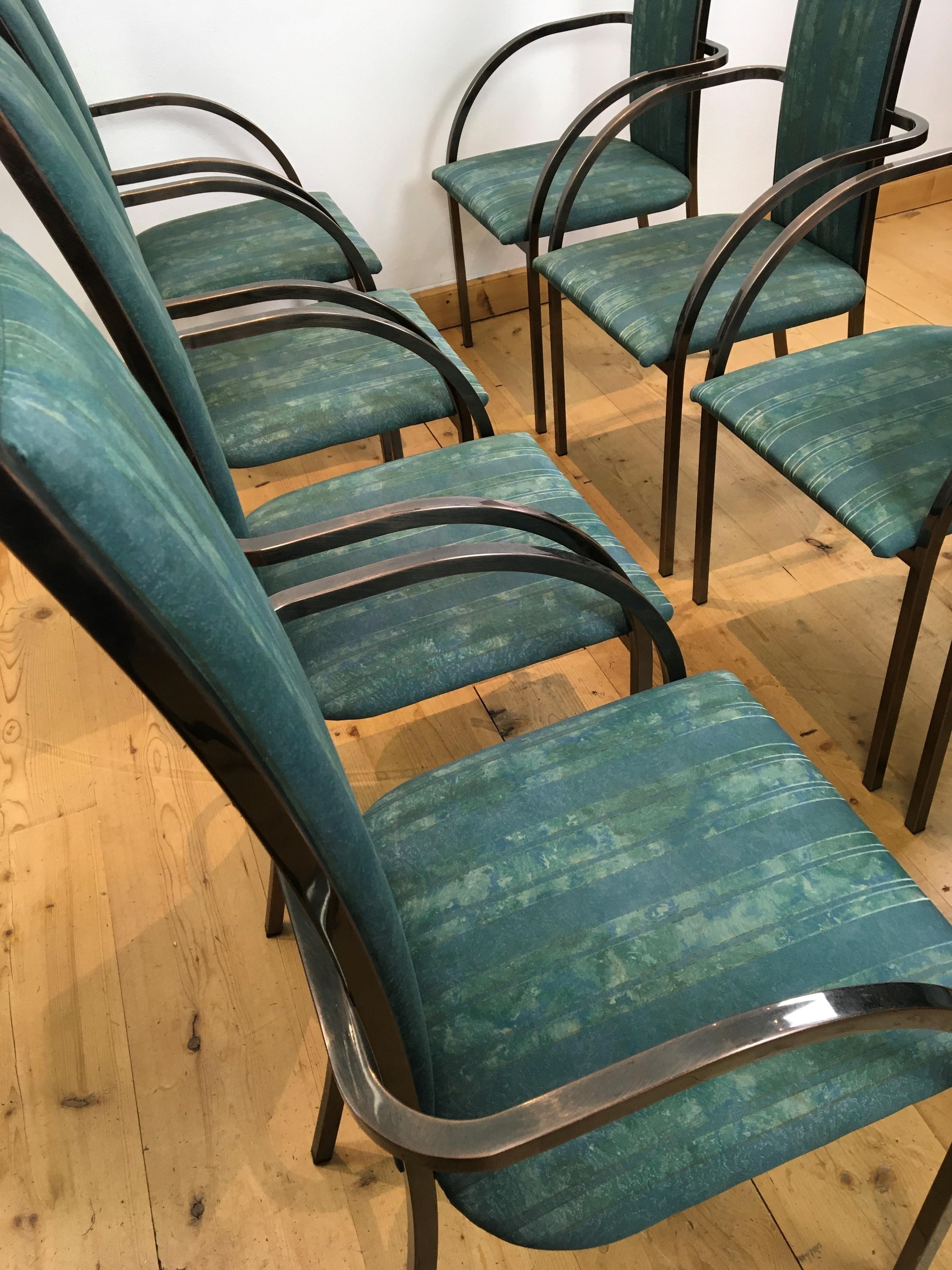 8 Belgo Chrome Stühle für das Esszimmer  Sessel  im Angebot 7