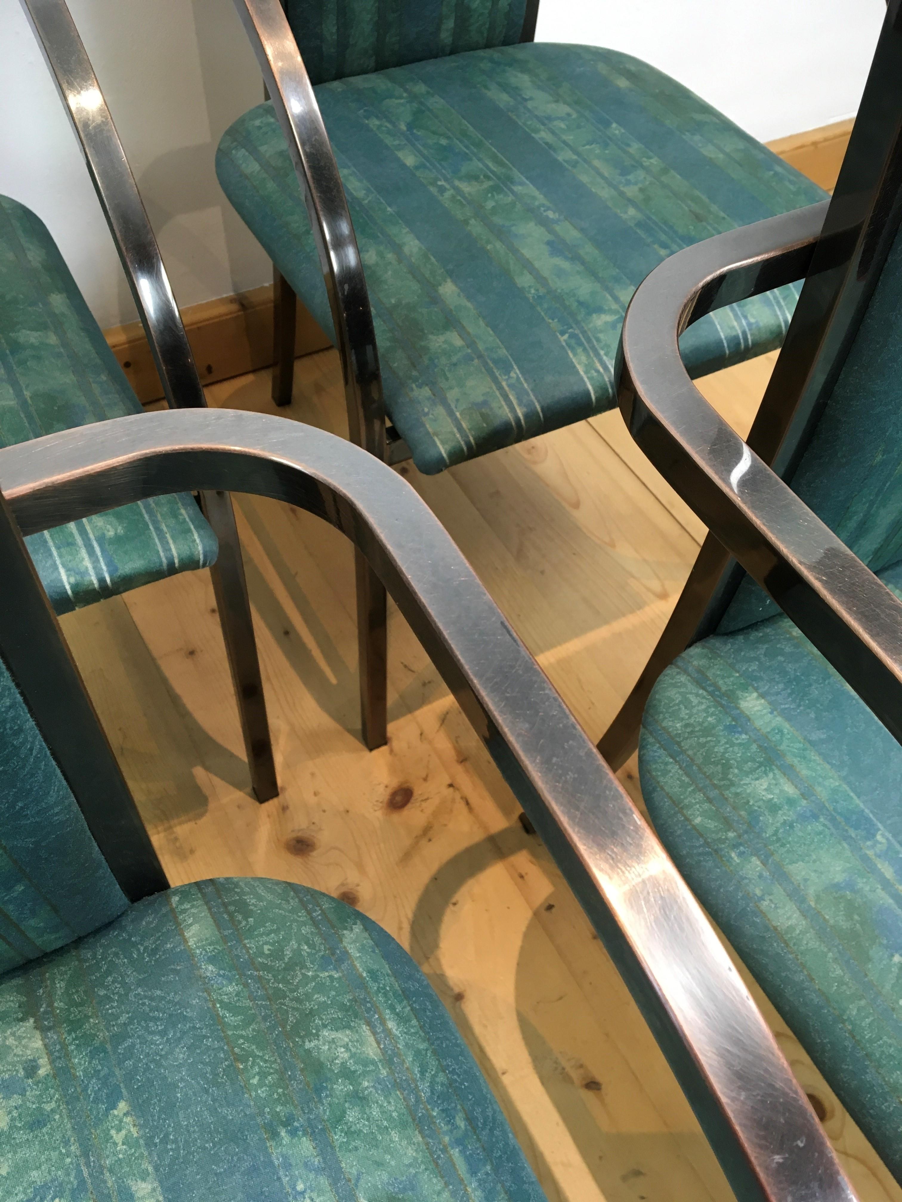 8 Belgo Chrome Stühle für das Esszimmer  Sessel  (Metall) im Angebot