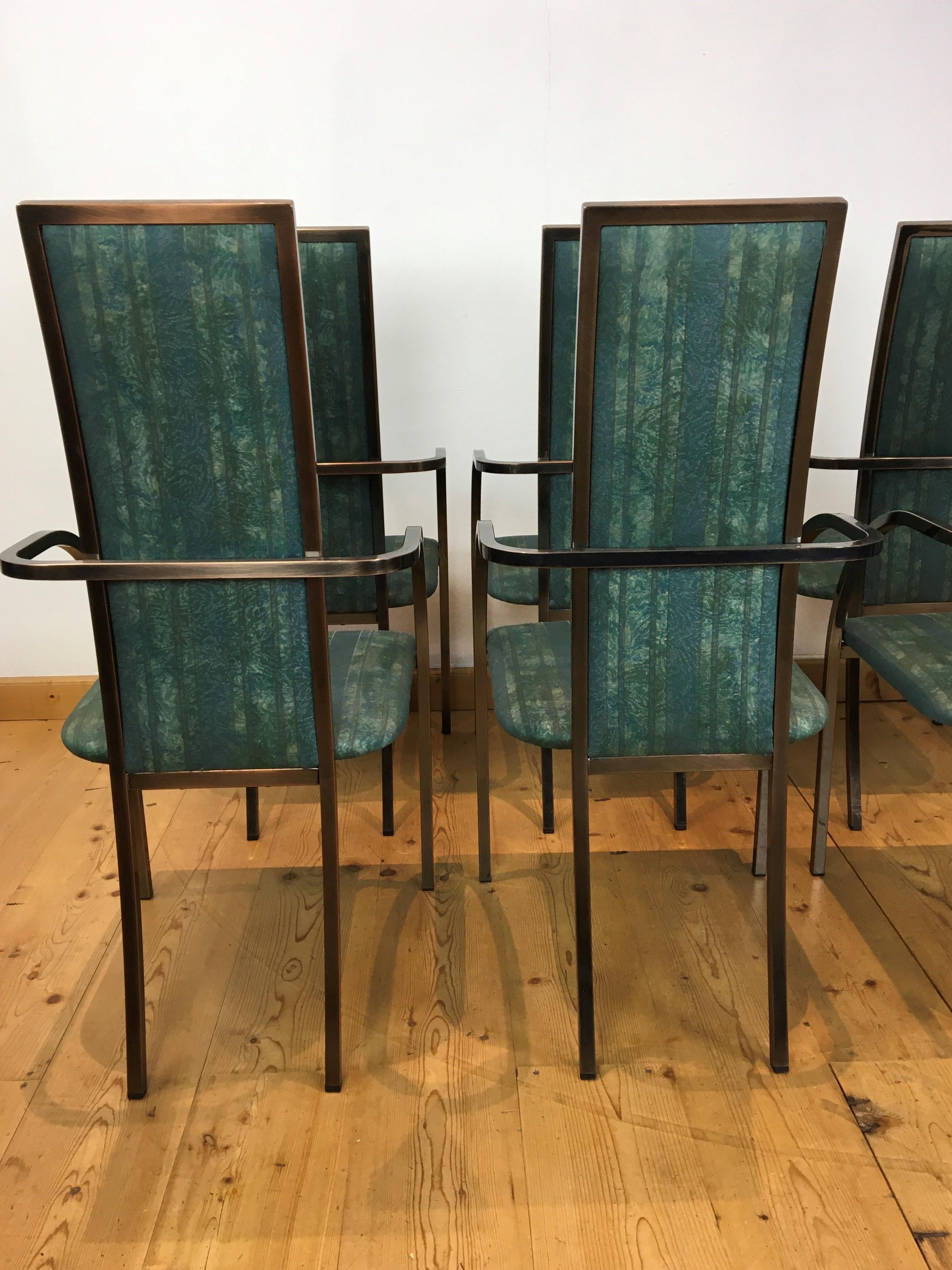 8 Belgo Chrome Stühle für das Esszimmer  Sessel  im Angebot 2