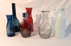 8 decorative bottles 1970s