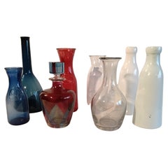 8 decorative bottles 1970s