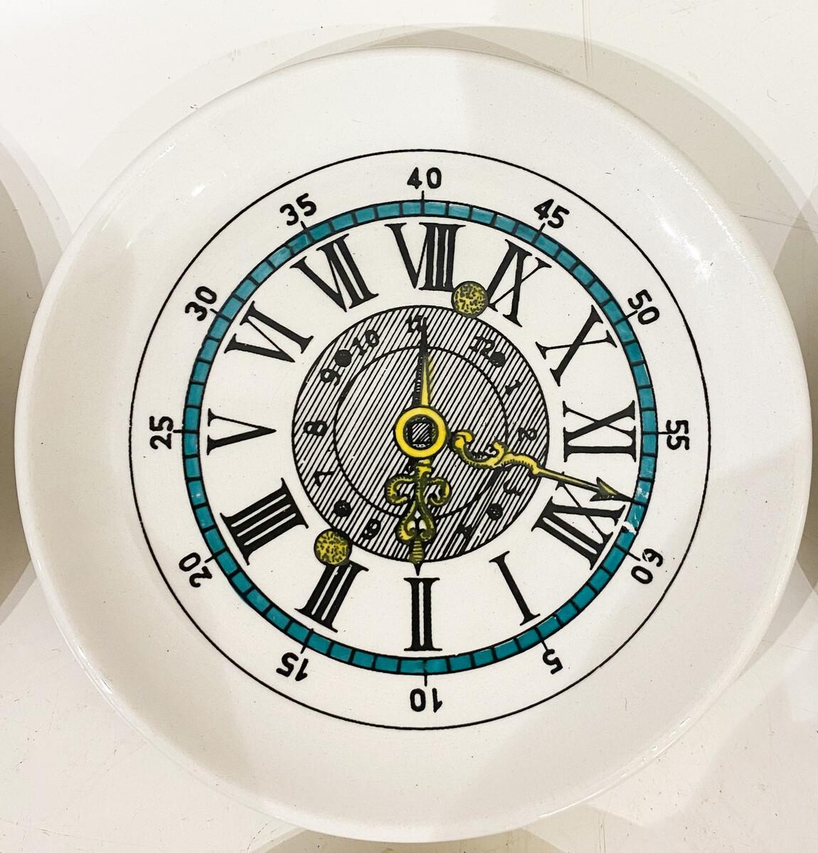 8 Sous-verres en porcelaine Bucciarelli Milano, design Fornasetti, Italie, 1960 Bon état - En vente à Brussels, BE
